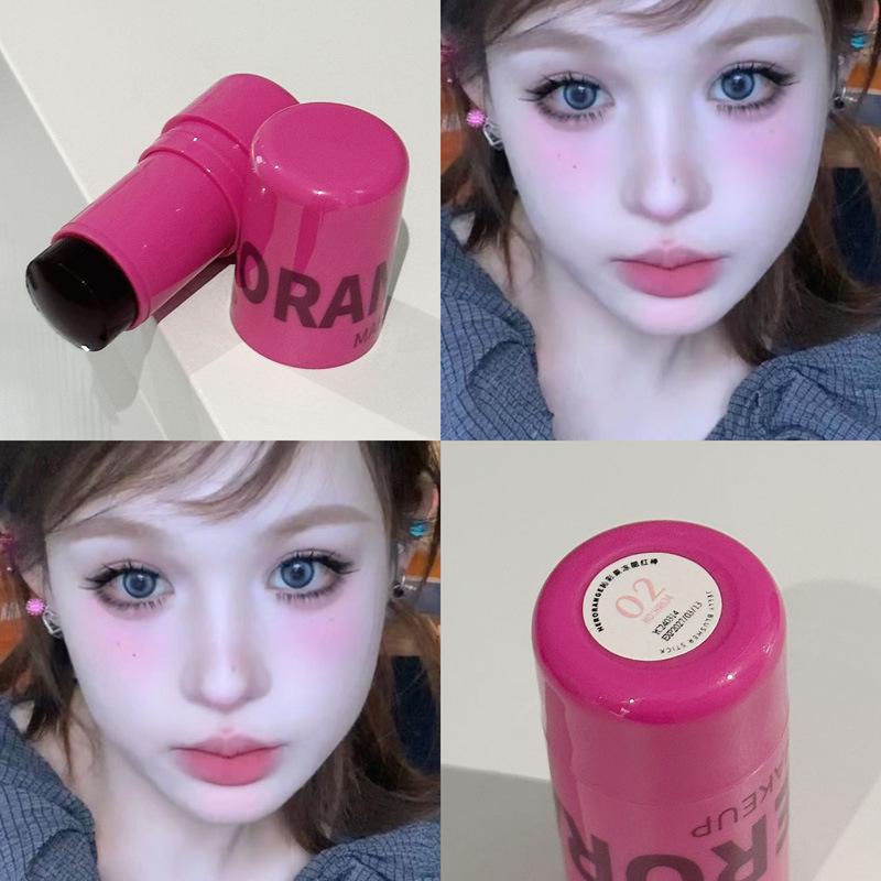 HERORANGE Jelly Blush Stick: Dual Use Lip & Cheek, Long-Lasting, Youthful Glow, Vibrant Color, Skin-Melting Formula.