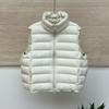 Light Down Cotton Vest Women's Short New Stand-up Collar Casual Vest, Ribs Vest Jacket