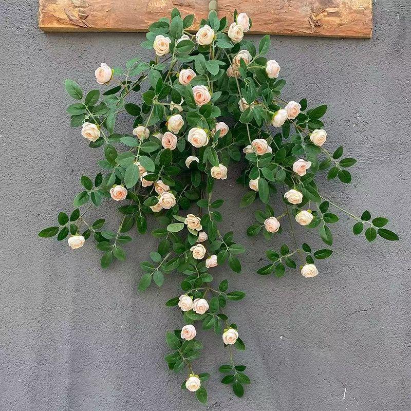 Artificial Rose Vine Wall Hanging for Indoor Decoration