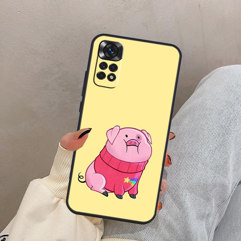 Cute PINK Kawai Pig For Xiaomi Redmi Note 13 9 10 11 12 14 15 Pro Plus Case Cover For Redmi 14C 10C 12C 13C 15C