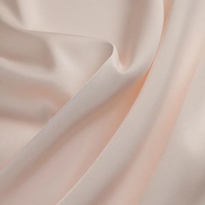 100x125cm  Ice Sensitive Thin Stretch Matte Satin Fabric Satin Dress  Camisole Shirt  Pajamas  Qipao Clothing Design Fabric