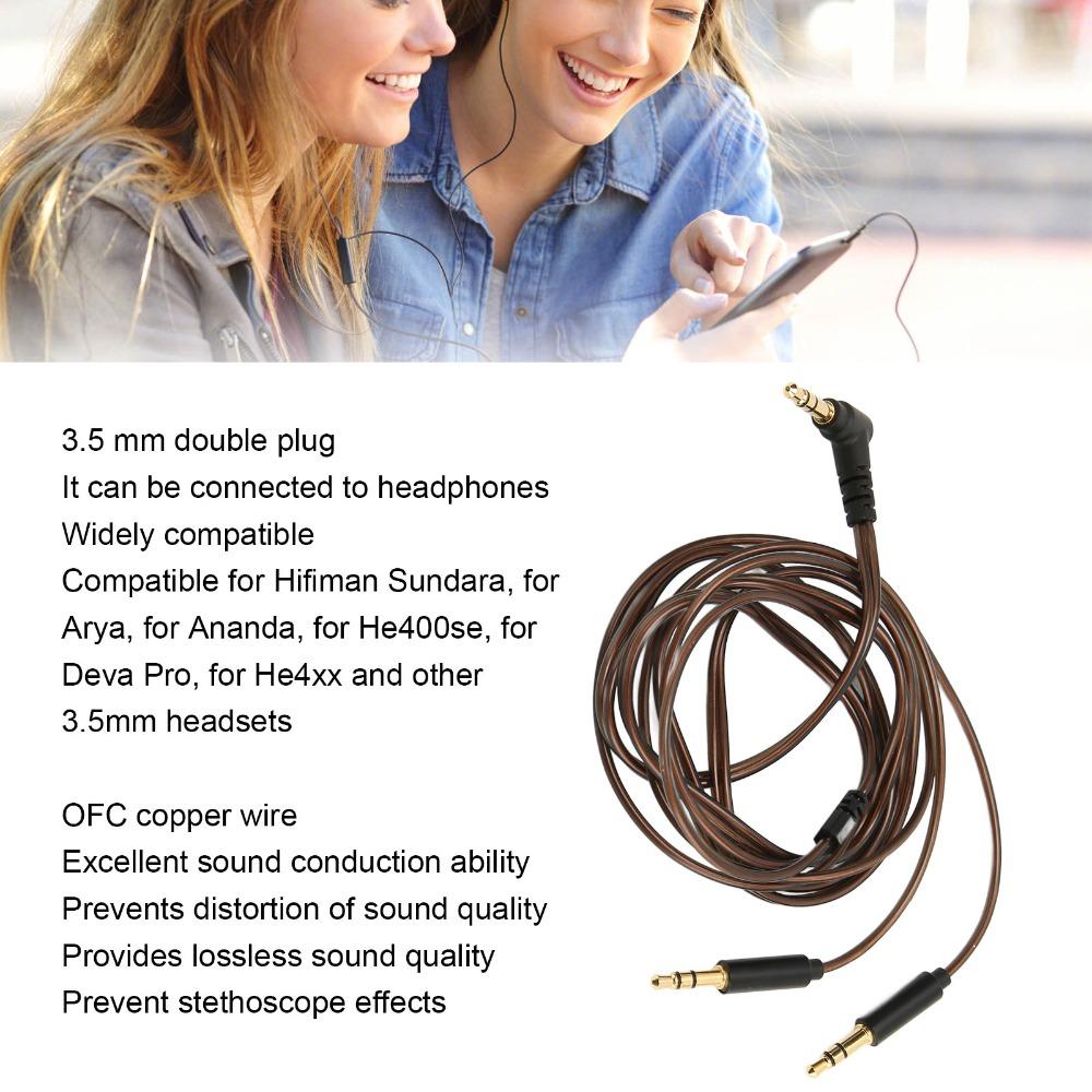 Male OFC Core Headphone Upgrade Cable for Hifiman Sundara / Arya/ Ananda Cable Replacement