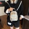 Bag Women's New Summer Fashion Travel Student Backpack Mini Embroidered Backpack