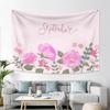 Home Wall Decoration Tapestry Colorful Wildflower Plant Background Hanging Cloth Office Living Room Tapestry