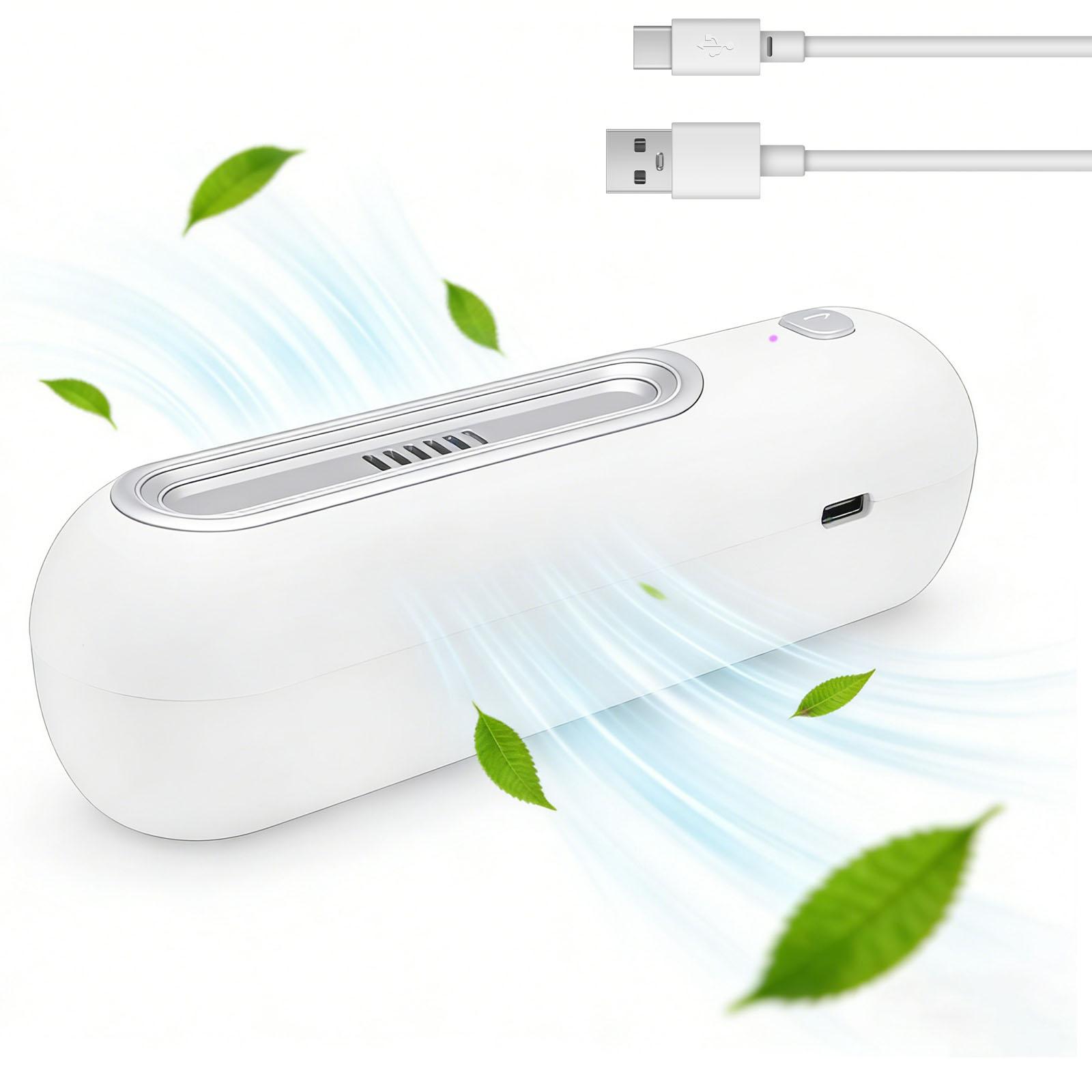 

Refrigerator Deodorizer Smell Eliminator USB Rechargeable Air Purifier Portable Fridge Deodorizer for Kitchen Freezer Cabinet серебряный