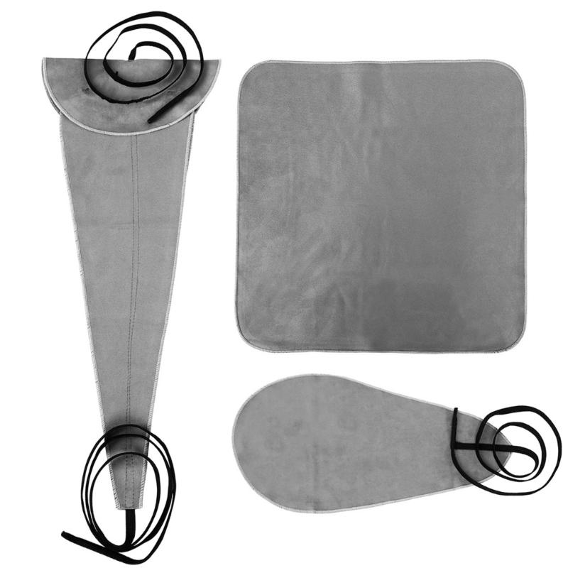 Saxophone Cleaning Rag Clarinet Saxophone Cleaning Cloth Saxophone Cleaner Swab for Through Tube Inside Cleaning Cloth серый