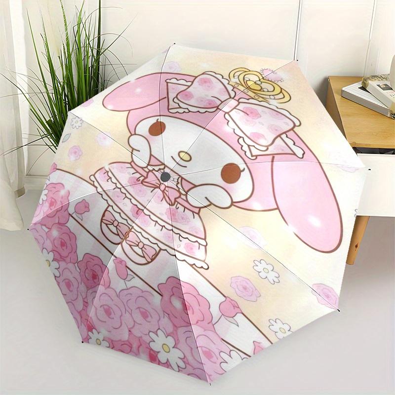 

Sweet and Cute My Melody Automatic Opening and Closing Folding - A Good Choice for Gifts, Fashionable and Convenient Umbrella With Cute Cartoon Charac