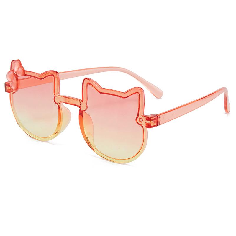 New Sunglasses Children's Sunglasses Little Girl Cartoon Cute Super Cute Baby Sunshade Colored Glasses