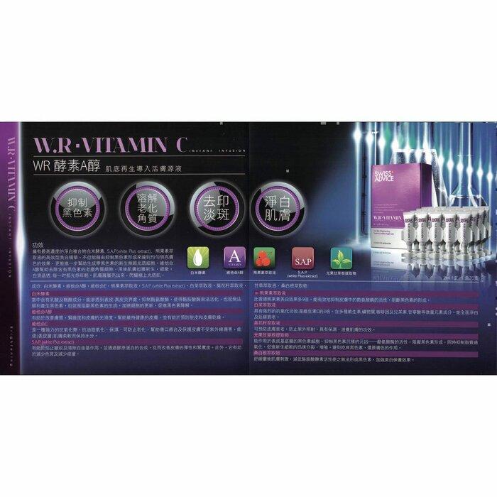 Swiss Advice W.R. – Vitamin C Instant Infusion Serum (Whitening, Exfolianes, Brightening) (E2Ml 1 Stick/1 Box 20 Sticks) Sa008