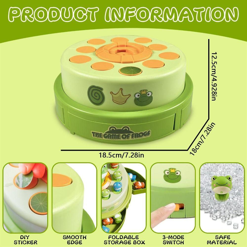 Interactive Training Catching Music Games Electric Music Light Frog Pop Up Game Party Games