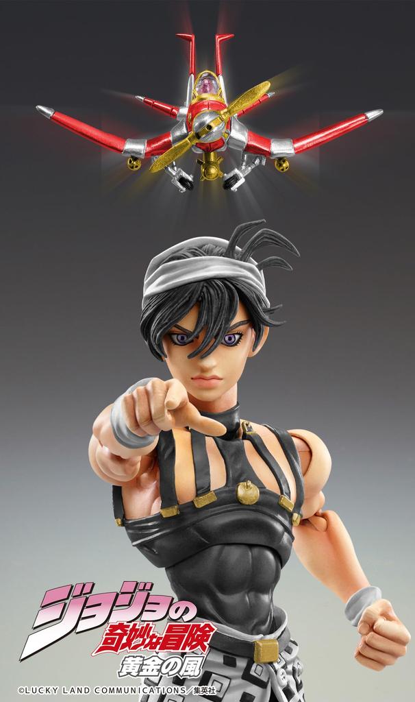 Super Action Statue "JoJo's Bizarre Adventure Part 5" Narancia Ghirga & As, Approximately 145mm, PVC & ABS & Nylon Painted Movable Figure