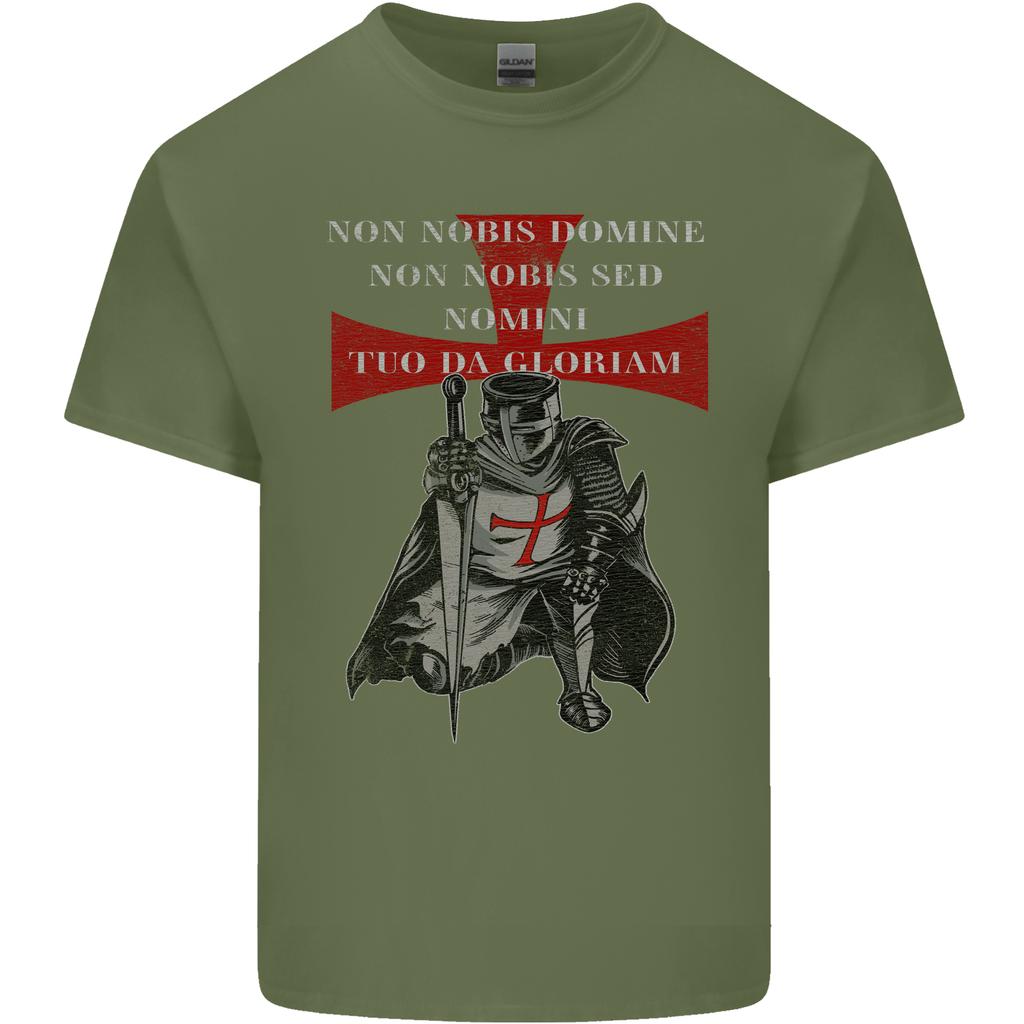 Knights Templar Prayer St Georges Day Unisexs Light Cotton TShirt