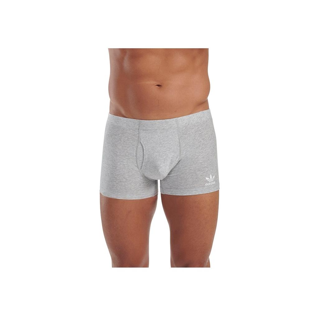 Adidas Originals Einfarbige Anti-Scheuer-Boxershorts 3er-Pack Herren Unterwäsche 4A1M51-937