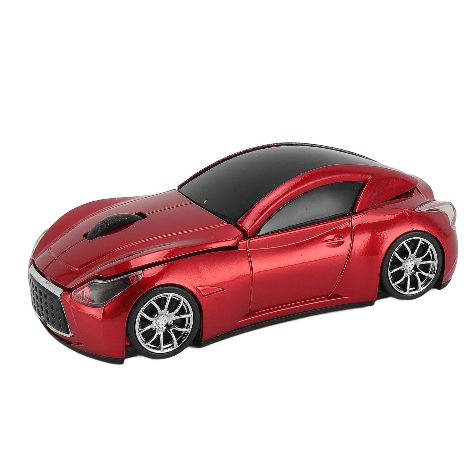 

Sport Car Shape Wireless Mouse 1600 DPI Optical Sensor Mice 2.4 GHz USB Receiver Mouse for PC for IOS Red красный