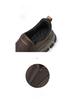 Plus Size Men's Leather Slip-On Loafers - Casual Outdoor Wear