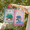 Good Friend L-Shaped Double-Layer Transparent Zipper Document & File Bag