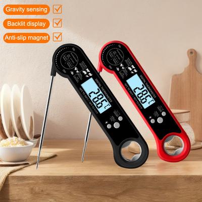 Termometro Digitale Professionale per Carne, Lettura Istantanea ad Alta Precisione, Impermeabile e Retroilluminato per Griglia, Barbecue, Forno, Cucina