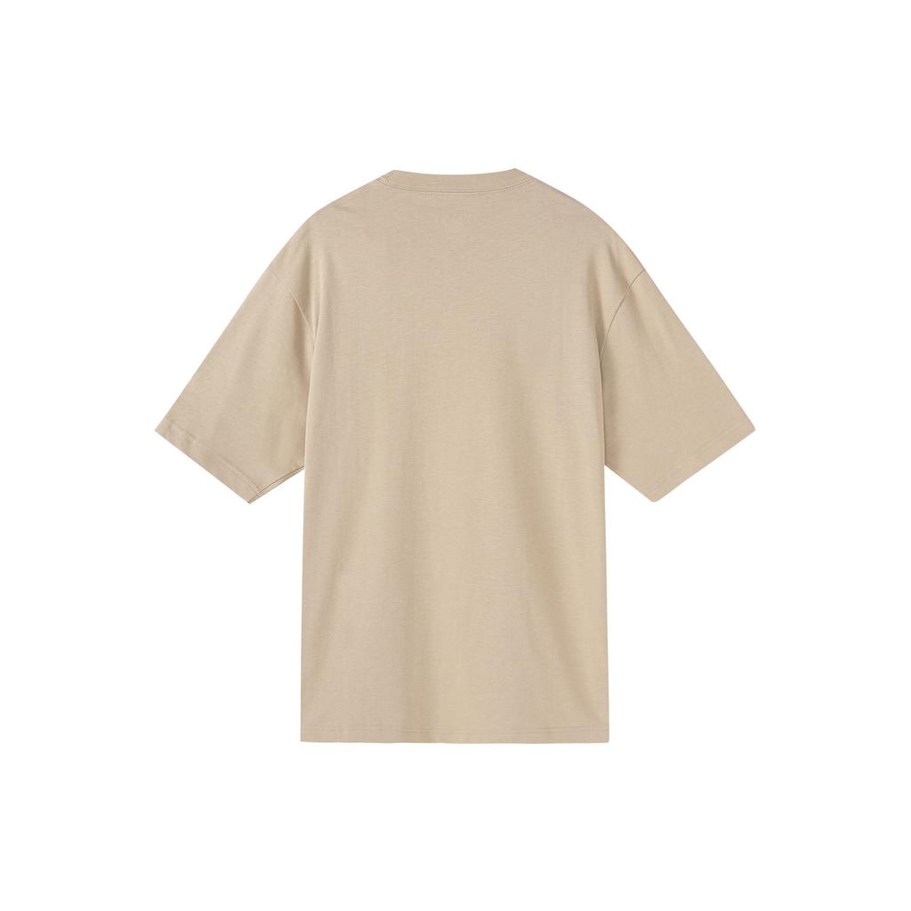 Jordan Flight Essentials Embroidered Logo Sport Crew Neck Short Sleeve T-Shirt Men Tops Apricot DA9890-245