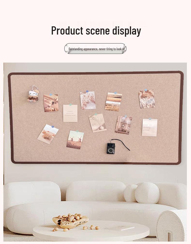 Creative Wool Felt Adhesive Photo Frame Wall Decoration for Living Room Entrance