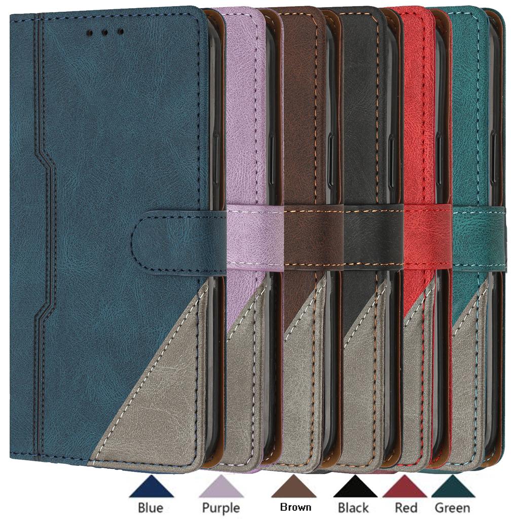 Retro Frosted Flip Card Leather Wallet Case for iPhone 15 14 Plus 13 12 11 Pro Max XS MAX for Samsung S23 S22 S21 S20 Ultra Plus Note20Ultra A15 A54