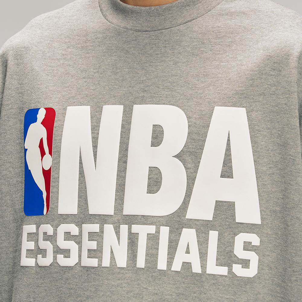 Fear of God Essentials NBA 90er Jahre T-Shirt Beton Heather Herren Oberteile Grau 125NB252002F