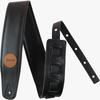 Basso Classic Leather CLA10 Guitar Strap Classic Leather Series (Soft Black) -