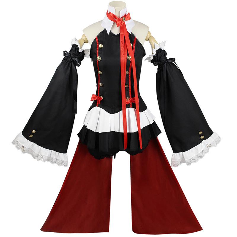 Seraph Of The End Krul Tepes Cosplay Costume Uniforme Anime Owari no Seraph Strega Vampiro Curl Tepes Vestiti Per Le Donne