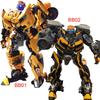 Deformation Action Figure Toys Black Bumblebe Transformation Robot Hornet Warrior Model Autobots Car BB02 BB01 MPM03 Poseable Articulated Scale