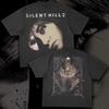 Silent Hill 100% Bawełna Koszulka z Nadrukiem Czarna Gra Horror Unisex Styl Gotycki 100% Bawełna Koszulka Streetwear dla Par