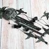 Green Retro Animal Iron Wind Chimes Waterproof Metal Wind Bells with 4 Aluminum Tubes 6 Bells Romantic Wind Chime for Home