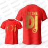 DJ Headphone Print T Shirts Turntablist Graphic Men's Street Streetwear Short Sleeve Recorded Music Gifts Tee T-shirt Clothing