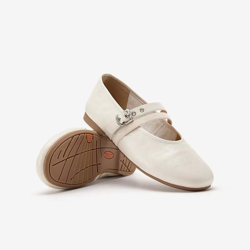Bata Twin Secret Mary Jane Shoes for Women Casual Lambskin Soft Sole Flats