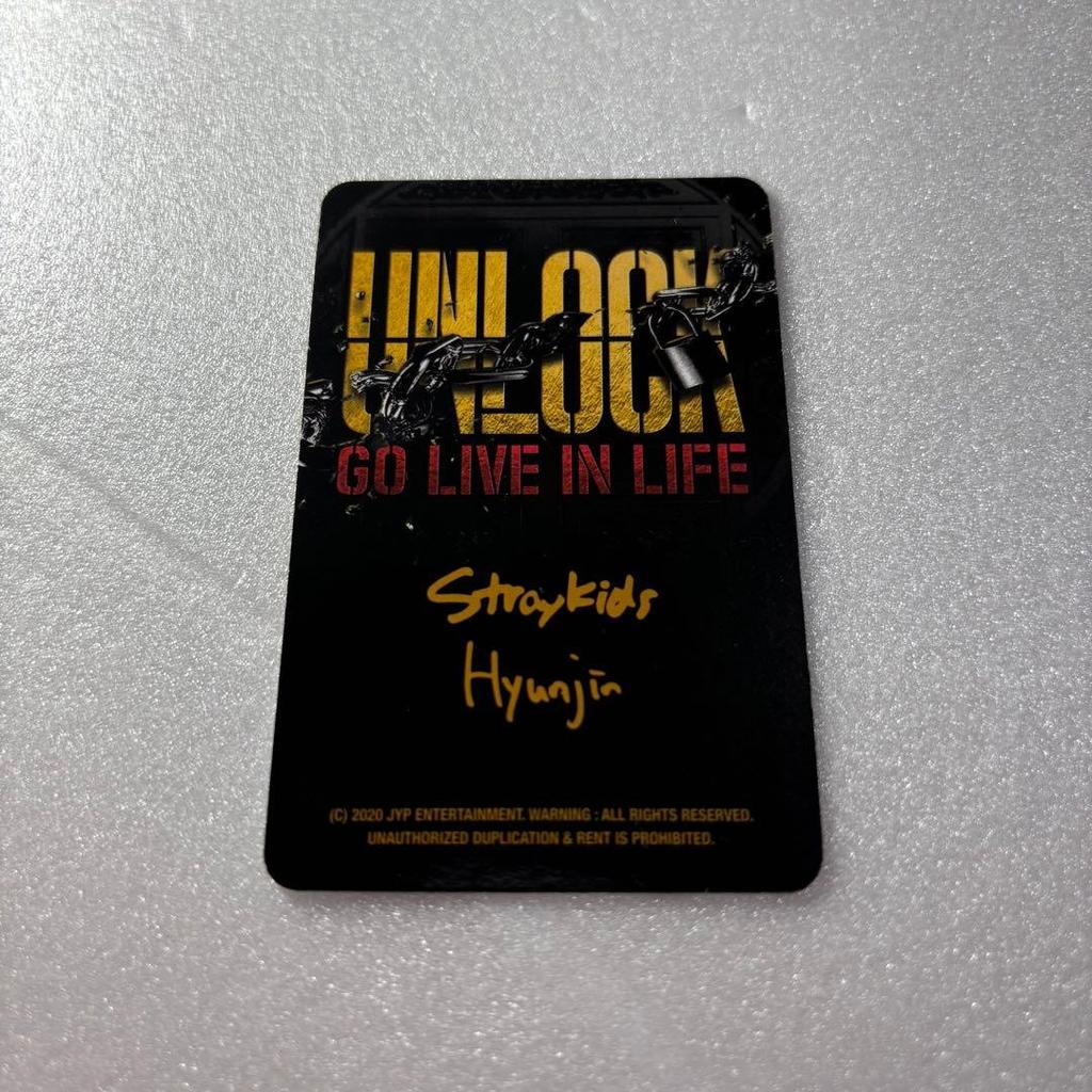 [USED] Stray Kids Hyunjin AR UNLOCK Trading Card Photocard