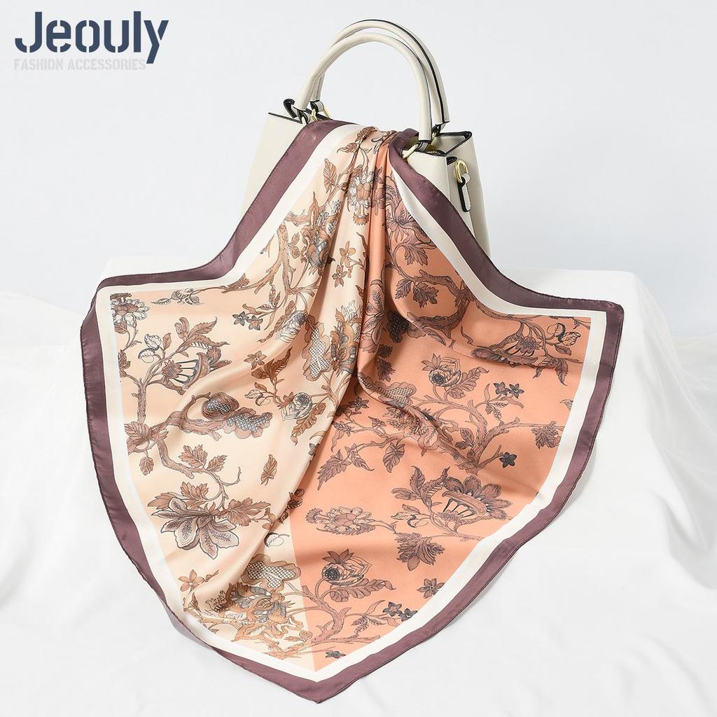 Cross-Border 70cm Silk Cashew Print Scarf - Autumn/Winter Women's Fashion Headscarf