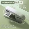 Rotatable middle book stapler with 360 degree rotatable stapler for stitching