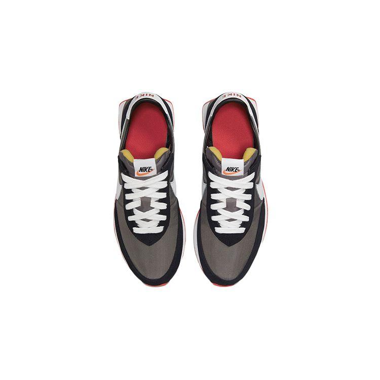 Nike Waffle Trainer 2 GS Flat Pewter Siren Red Dětské tenisky Šedá Černá Bílá DC6477-005