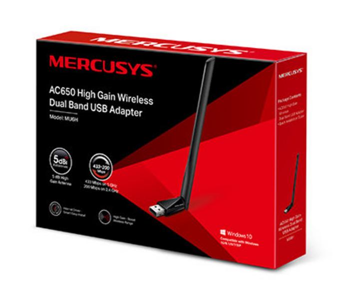 Mercusys Mu6h Wi-fi 5 Ac650 Wireless Network Adapter