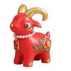 Vibrant Colors Miniature Sheep Figurine Golden Horns Zodiac Animal Statue  Culture Collectors
