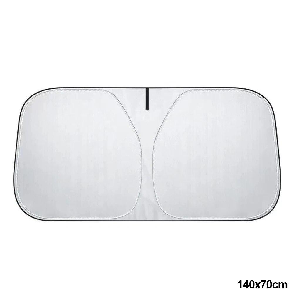 For Tesla Model 3 Y X S Car Front Windshield Sunscreen Window Sunscreen Visor Sun Shade Blocks UV Rays Protection Parasol Coche