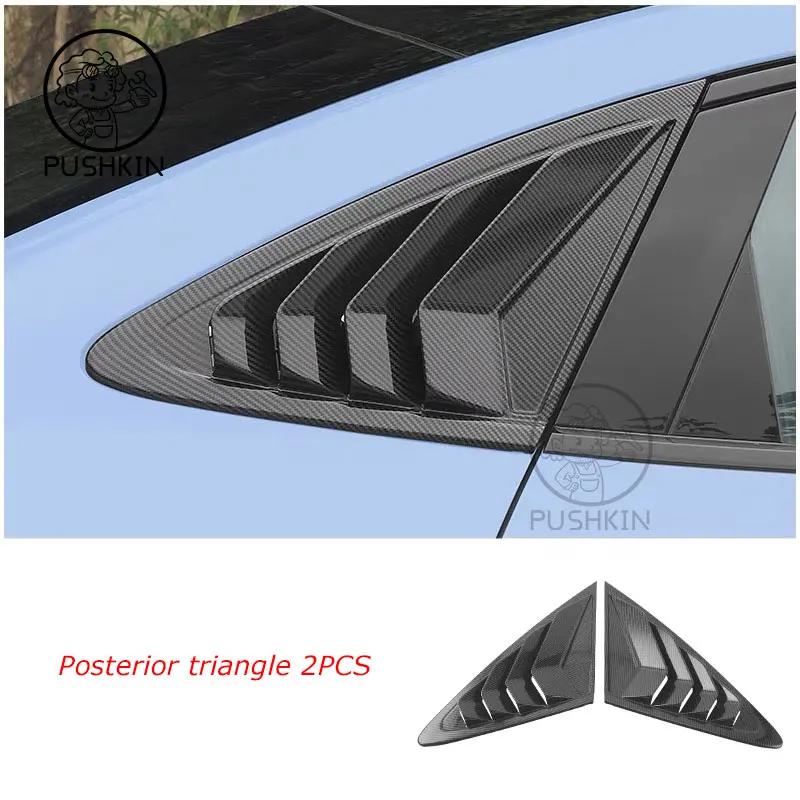 For BYD SEAl EV ATTO 4 2022 2023 2024 Accessories Car Front Bumper Emblem Badge Decal Black Carbon Logo Refit Sticker