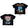 Megadeth 'Contaminated' Women's Crop Top - NEW OFFICIAL
