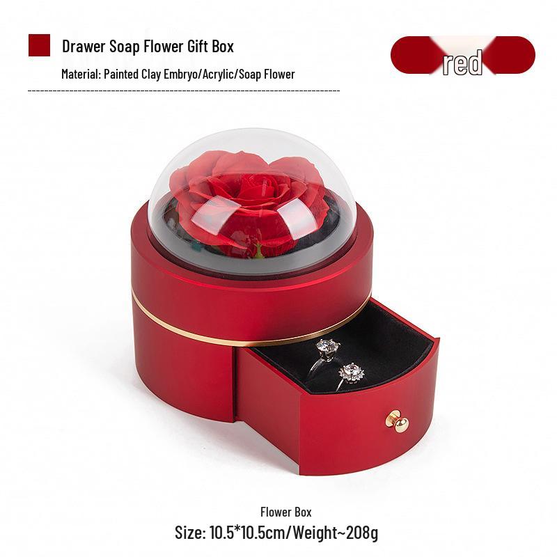 

Magnetic Spherical Bow Jewelry Box for Qixi Valentine s Proposals – Ideal for Rings & Necklaces