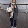 Fashion Loose Cardigan Knitted Hooded Women Sweater Solid Color Casual Coats Lantern Long Sleeves Office Large Knit Jacket Top Clothing