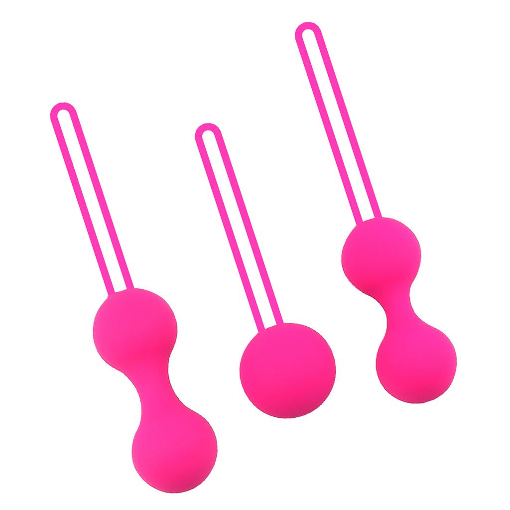 3 Pcs Vaginal Exerciser Silicone Safe Soft Vaginal Tightening Ball Prevent Urinary Incontinence