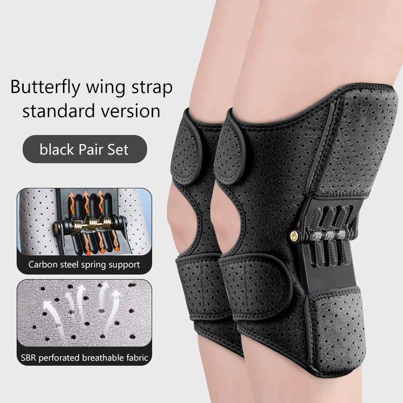1 Coppia Supporto Articolazione Stabilizzatrice Ginocchiera con Cinturino Regolabile Manicotto a Compressione Ginocchiera Traspirante Ginocchiera Stabilizzatrice a Molla