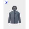 Men's Woven Colorblock Hooded Jacket