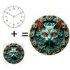 30cm Diameter Glass Wall Clock with Competitive Pricing for Resellers