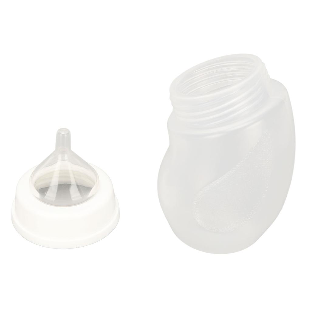 Pet Feeding Bottle Professional Soft Silicone Nipple Curved Nursing Bottle Kits for Newborn Kittens Puppies
