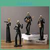 Conjunto de Figuras com Pulseira de Resina Moderna Para Decoração de Casa e Escritório Presente Para Amantes de Música