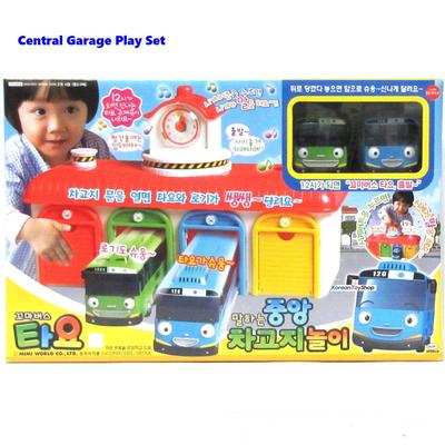 Tayo Bus Depot Center Spielset (Tayo Rogi)  Koreanische Animation The Little Bus TAYO Charater Kids